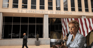 Trump cuts the Education Department in half after cutting off 1,300 employees